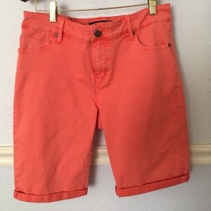 Bermuda length shorts